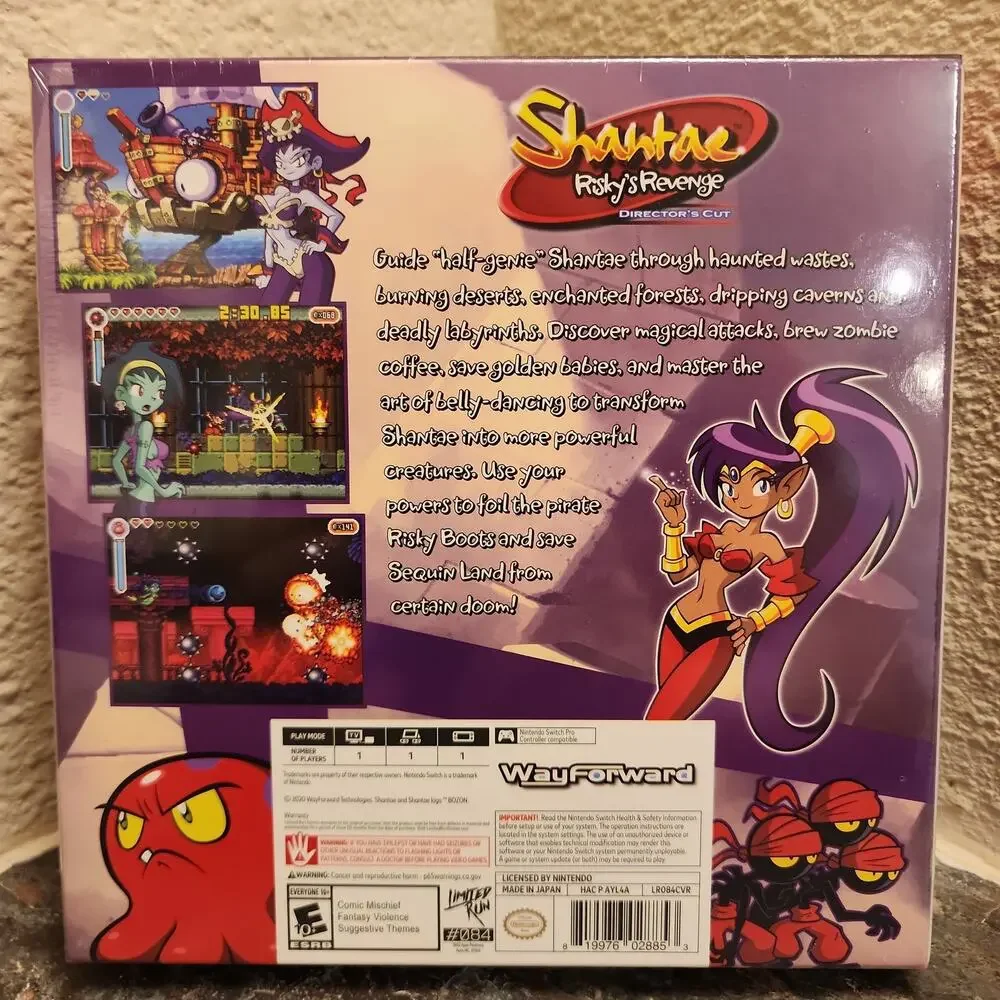 Game - Shantae Risky’s Revenge Director’s Cut [Retro Box Edition] (NEW) - Switch